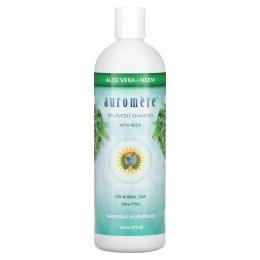 Auromere, Аюрведический шампунь, алоэ вера и ним, 16 жидких унций (473 мл)