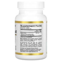 California Gold Nutrition, экстракт бакопы, 320 мг, 120 растительных капсул