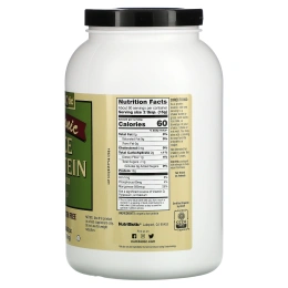 NutriBiotic, Сырой натуральный простой рисовый белок, 3 фунта (1.36 кг)