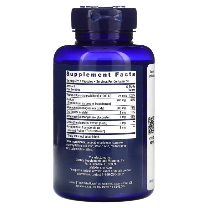 Life Extension, Bone Restore, витамин V2, 120 капсул