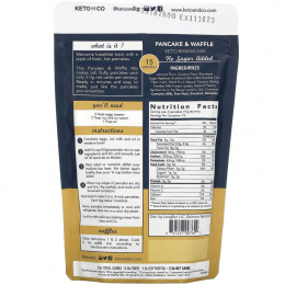 Keto and Co, Pancake & Waffle, Keto Baking Mix, 9.3 oz (265 g)