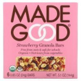 MadeGood, Батончик-гранола, клубника, 6 батончиков, 24 г (0,85 унции)