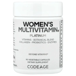 Codeage, мультивитамины для женщин, Platinum, 90 растительных капсул