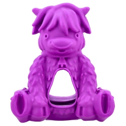 Yeti Dog Chew, Puff & Play, дозатор лакомств, жевательные таблетки для собак, жевательные, фиолетовый, 4 жевательных конфеты, 1 дозатор