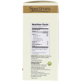 Spectrum Culinary, Органическое нерафинированное кокосовое масло, нерафинированно на среднем огне, 10 отдельных порционнных пакетиков, по 14,7 мл каждый