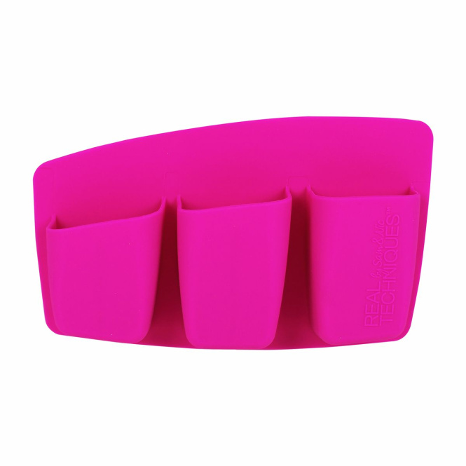 Real Techniques, Органайзер с 3 отделениями экспертного класса, Розовый, 1 штука