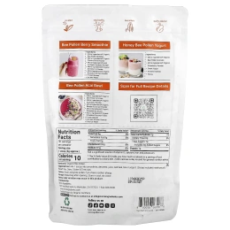 Micro Ingredients, Органическая пчелиная пыльца, 454 г (1 фунт)
