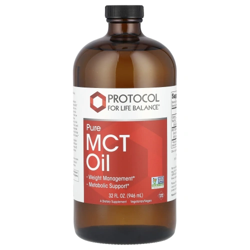 Protocol for Life Balance, Чистое масло среднецпочечных триглицеридов, 946 мл