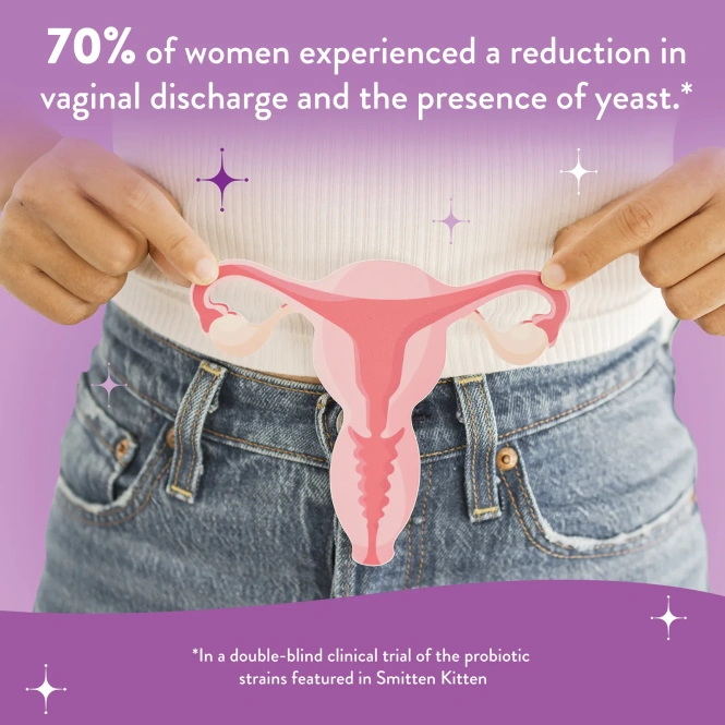 Legendairy Milk, Вагинальный пробиотик Smitten Kitten ™, 30 веганских капсул