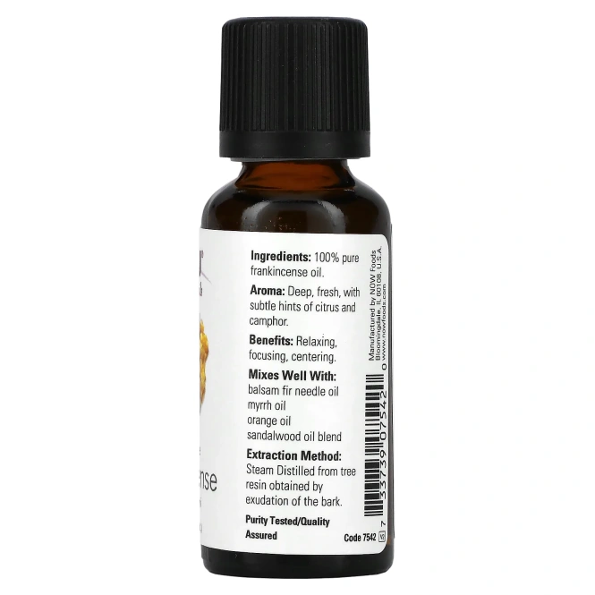 Now Foods Масло ладана (100% чистое) 1 жидкая унция