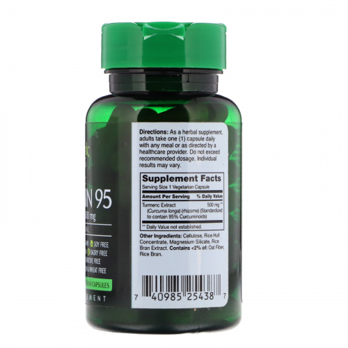 PureMark Naturals, Curcumin 95, 500 mg, 60 Vegetarian Capsules