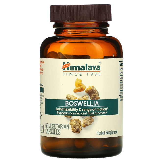 Himalaya, Boswellia, 60 вегетарианских капсул