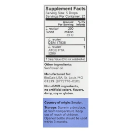 BioGaia, Nurture & Grow капли, для детей от 1 года, 5 мл (0,17 жидк. унц.)