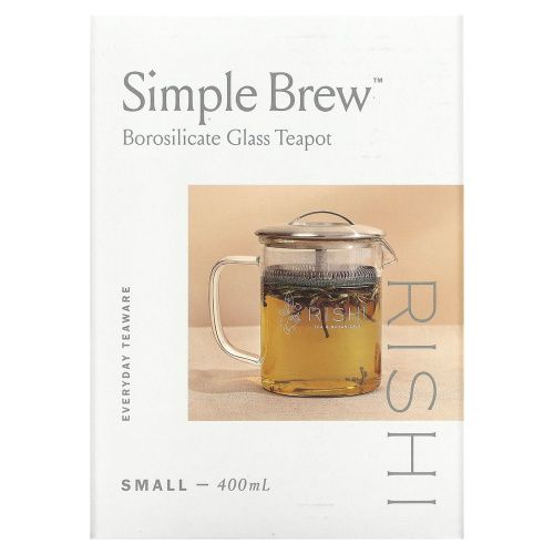 Rishi Tea, Заварочный чайник для листового чая Simple Brew, емкость 400 мл.