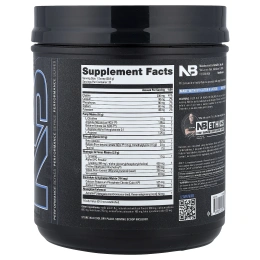 NutraBio, PRE-Workout, предтренировочный комплекс, без стимуляторов, со вкусом голубой малины, 609 г (1,34 фунта)