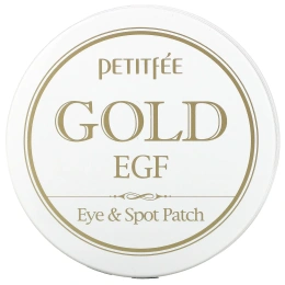 Petitfee Gold EGF патчи для глаз и от прыщей, 60 патчей для глаз и 30 патчей от прыщей