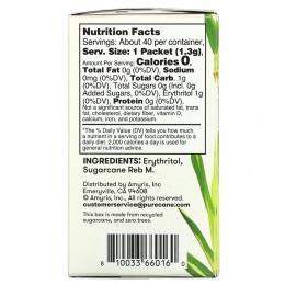 Purecane, Бескалорийное сладкое, 40 пакетиков по 1,3 г