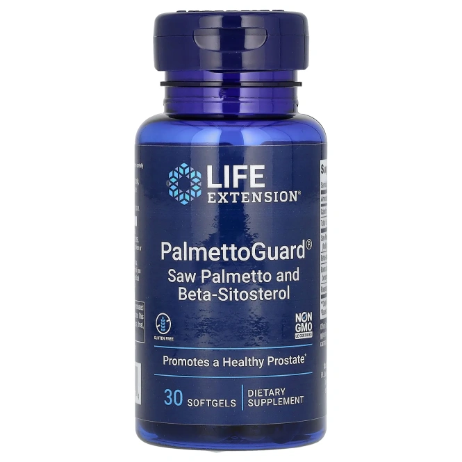 Life Extension, PalmettoGuard, сереноя с бета-ситостеролом, 30 капсул