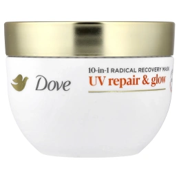 Dove, UV Repair & Glow, маска для волос 10 в 1, 260 г (9,2 унции)