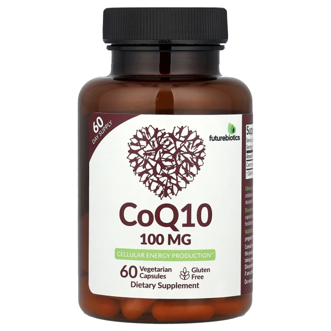 Futurebiotics, CoQ10, 100 мг, 60 вегетарианских капсул