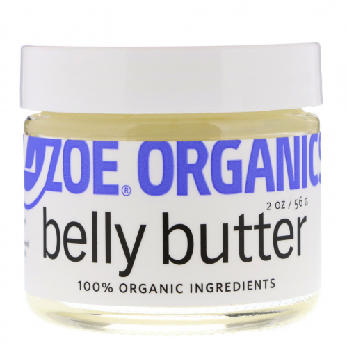 Zoe Organics, Belly Butter,  2 oz (56 g)