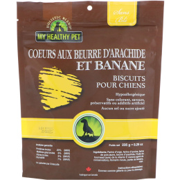 Holistic Blend, My Healthy Pet, Peanut Butter & Banana Hearts, Canine Biscuits, 8.29 oz (235 g)