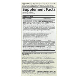 Garden of Life, Сырые пробиотики, для здоровья кишечника, 30 капсул на растительной основе (Ice)