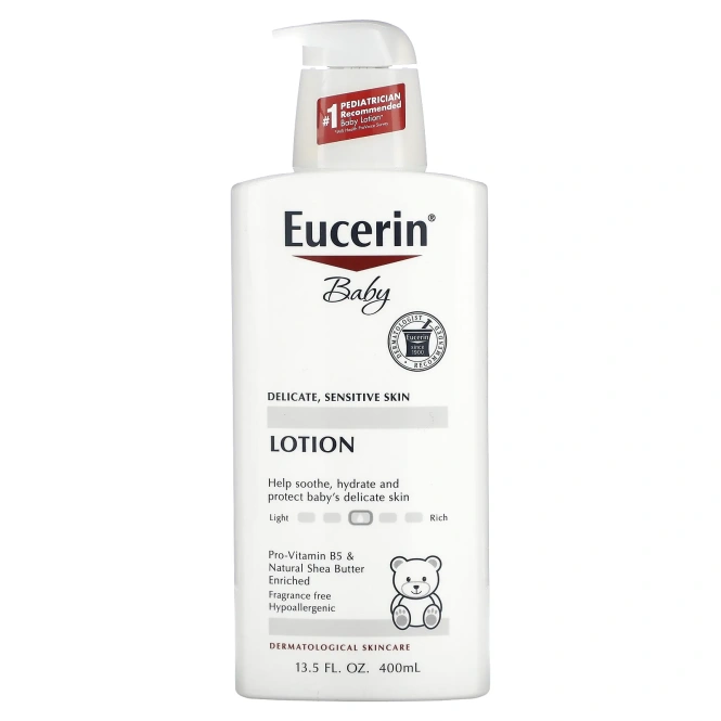 Eucerin, Детский лосьон без запаха, 400 мл