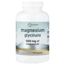Micro Ingredients, глицинат магния, 240 капсул (166 мг в 1 капсуле)
