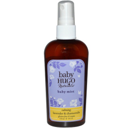 Hugo Naturals, Детский успокаивающий лосьон - аэрозоль с лавандой и ромашкой, 4 жидких унции (118 мл)