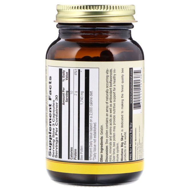 Montana Big Sky     , Пчелиная пыльца, 90 капсул