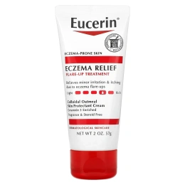 Eucerin, Eczema Relief, лечение вспышек экземы, 2 унции (57 г)