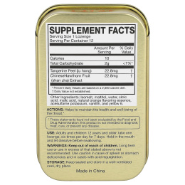 Golden Throat, Golden Throat, пастилка, апельсин, 12 пастилок
