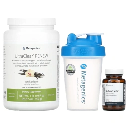 Metagenics, Clear Change, 10-дневная программа метаболической детоксикации, ваниль, набор из 3 продуктов
