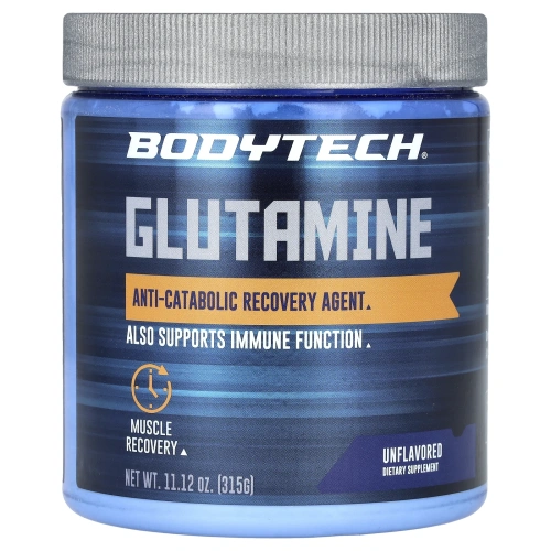BodyTech, глутамин, без вкусовых добавок, 315 г (11,12 унции)
