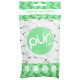The PUR Company, Жевательная резинка, мята, 55 шт., 77 г (2,72 унции)