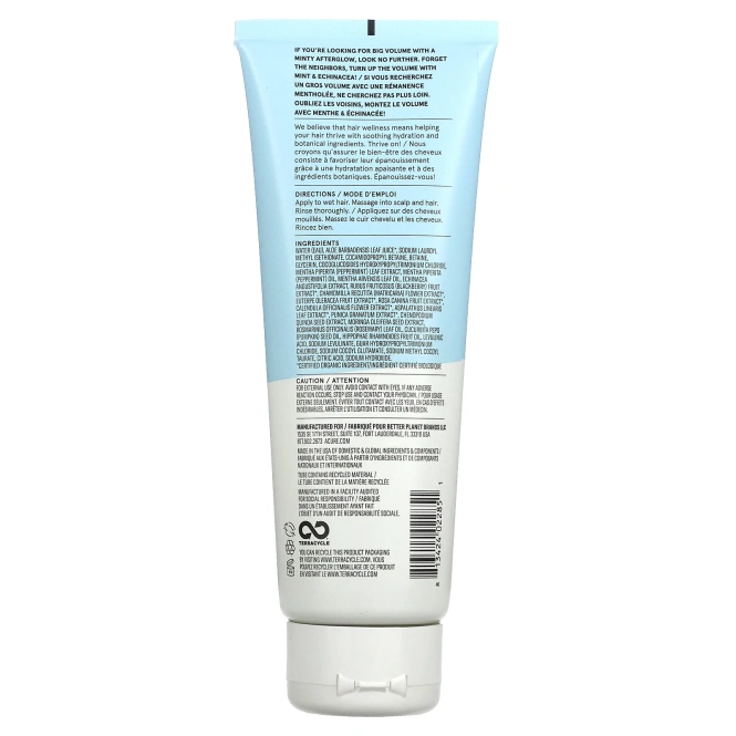 Acure, Шампунь с мятой и эхинацеей 8 жидких унций