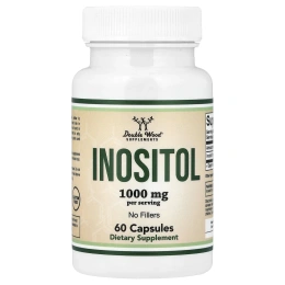Double Wood Supplements, инозитол, 60 капсул (500 мг в 1 капсуле)