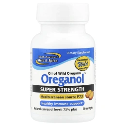 North American Herb & Spice Co., Ореганол P73, суперсильный, 60 мягких желатиновых капсул