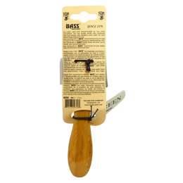 Bass Brushes, Щетка для детских волос с мягкой щетиной, 100% натуральная щетина из натурального бамбука и деревянной ручкой, 1 щетка для волос