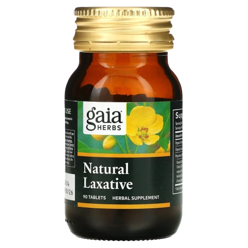 Gaia Herbs, Rapid Relief, натуральное слабительное, 90 таблеток