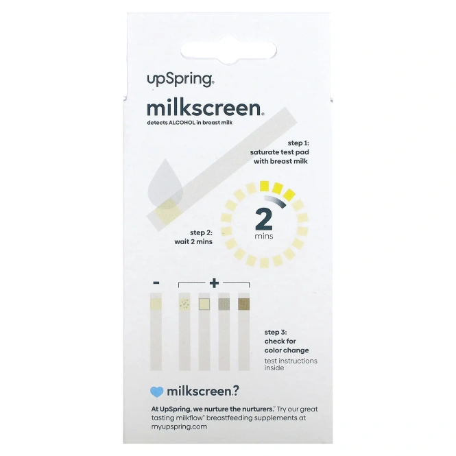 UpSpring, Milkscreen, 20 Пробных Полосок