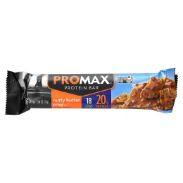 NuGo Nutrition, Promax Protein Bar, хрустящий с ореховой пастой, 12 батончиков по 75 г (2,64 унции)