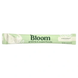 Bloom, Greens & Superfoods, кокос, 5 пакетиков в стиках по 5,44 г (0,19 унции)