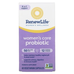Renew Life, Ultimate Flora, вагинальный пробиотик для женщин, 50 млрд КОЕ, 60 вегетарианских капсул