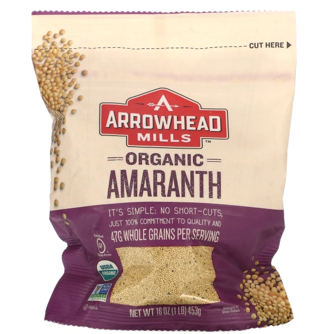 Arrowhead Mills, Organic, Amaranth, 1 lb (453 g)