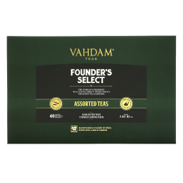 Vahdam Teas, Founder's Select, ассорти чаев, 40 чайных пакетиков, 80 г ,(2,82 унции)