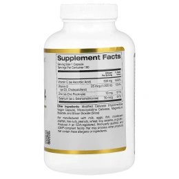 California Gold Nutrition, Immune Complex 4, комплекс для укрепления иммунитета, 180 растительных капсул