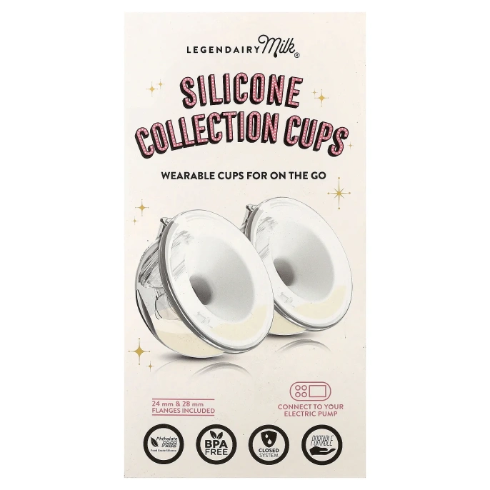 Legendairy Milk, Силиконовые стаканчики для сбора, 2 шт.
