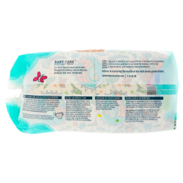 Seventh Generation, Для малышей, Чистые и сухие подгузники, Размер 4, 22-32 фунта (10-15 кг), 27 подгузников